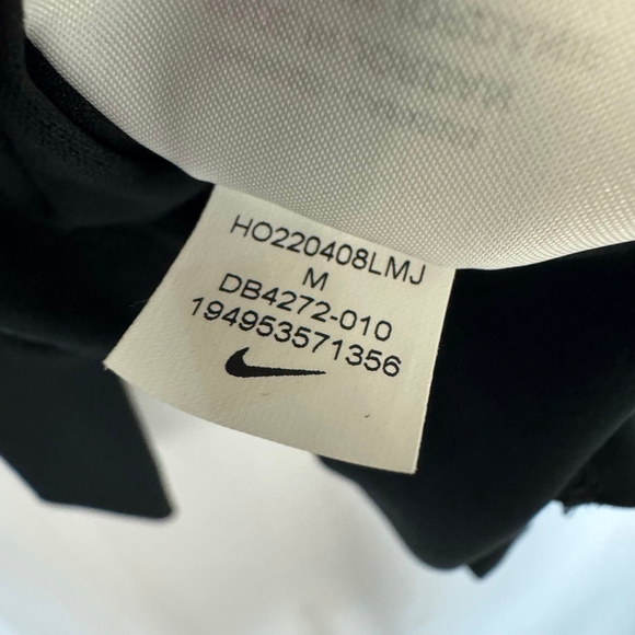 Nike Women’s Crew Neck Long Sleeve Quick Dry Active Jersey Shirt Black Medium - Picture 5 of 12